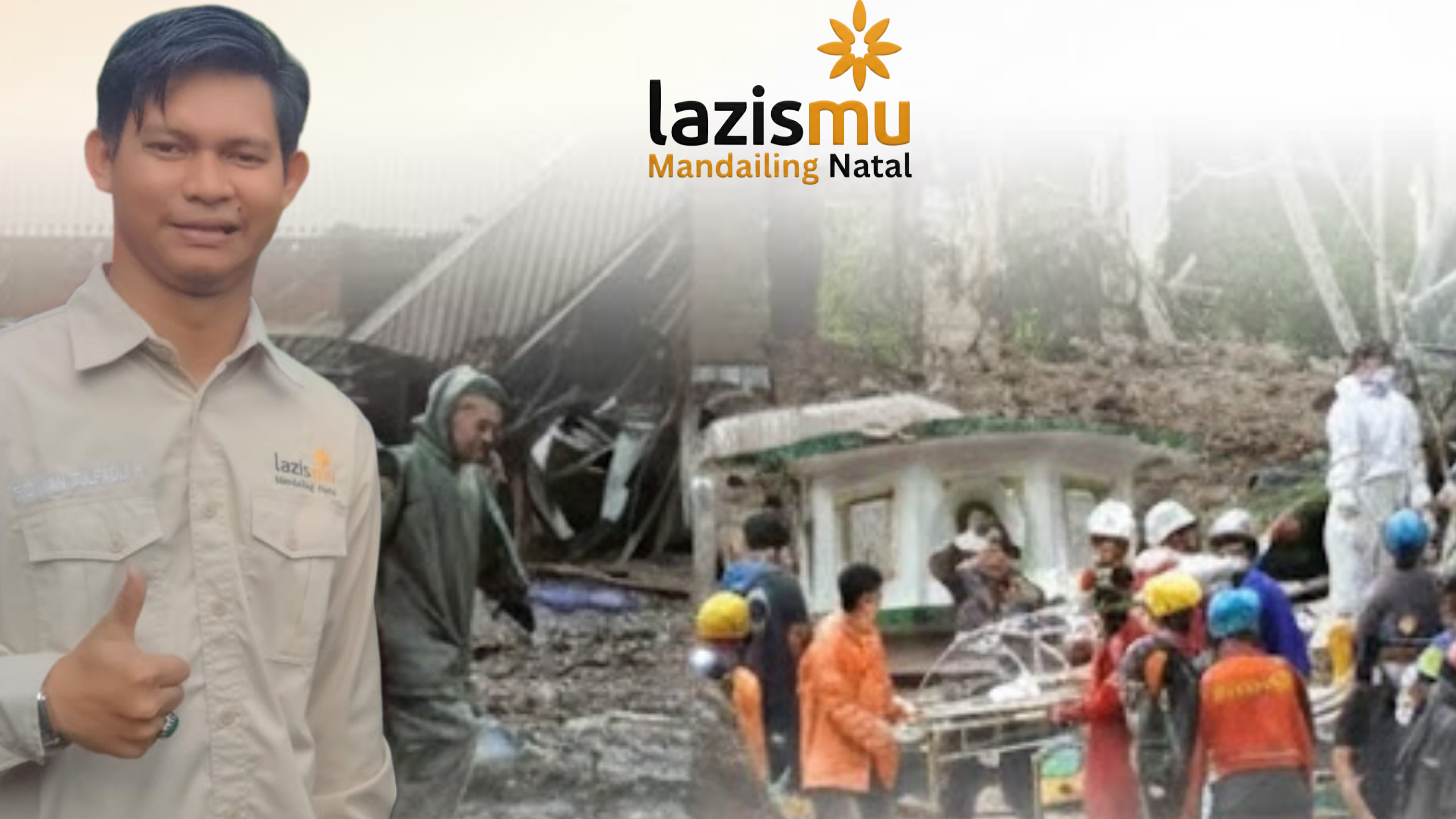 Lazismu Madina Terus Galang Dana untuk Korban Banjir dan Longsor, Terkumpul Rp. 1.650.000