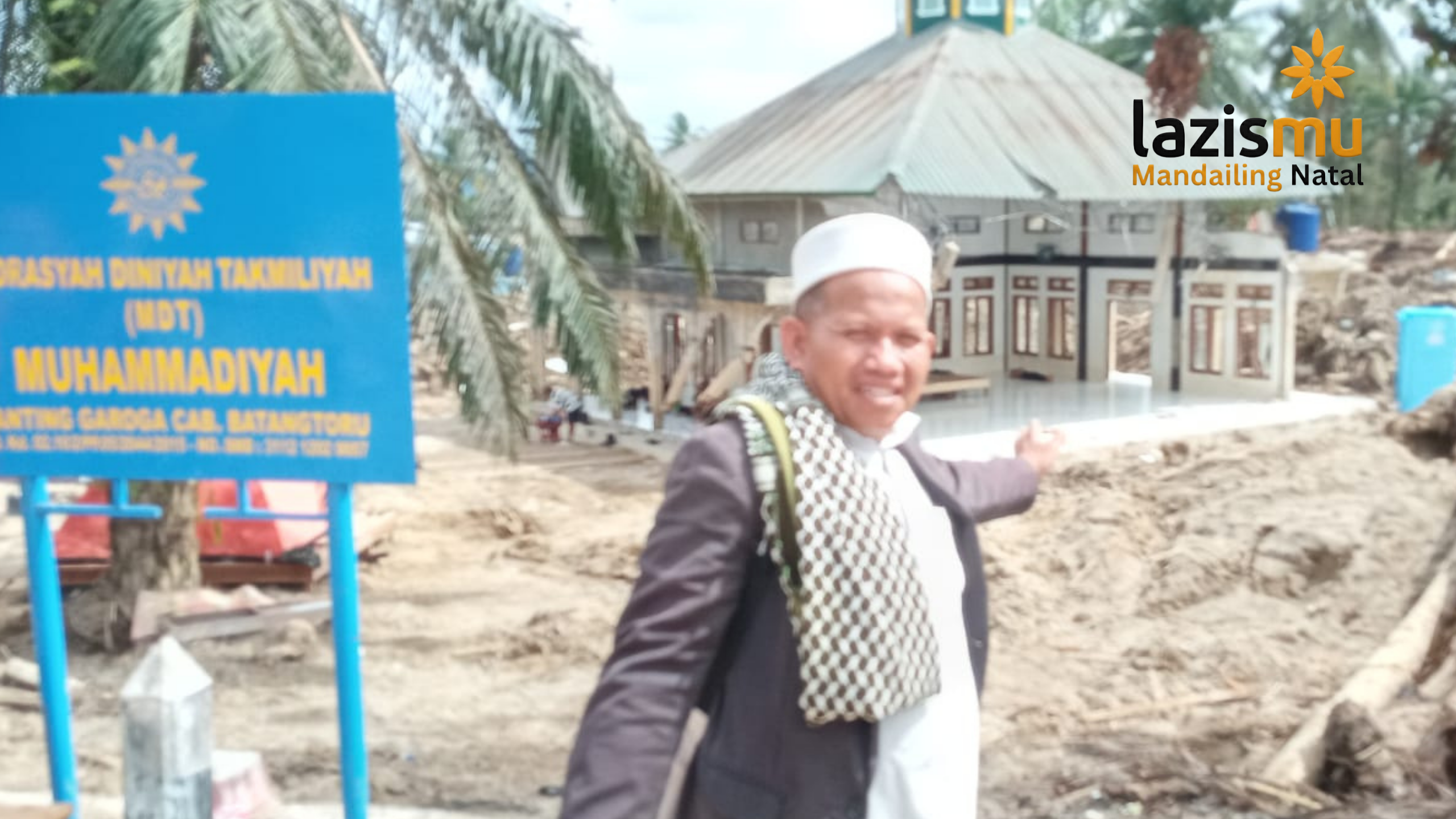 Ustadz Ibnu Nahar Jolis Sampaikan Tausiyah Kesabaran untuk Korban Musibah di Batang Toru