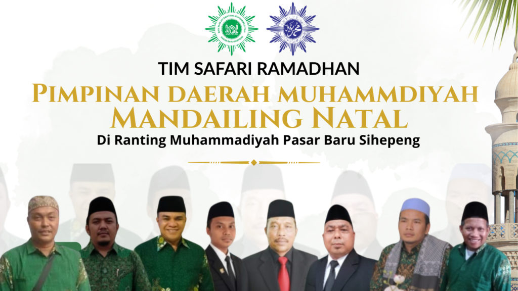 Tim Safari Ramadhan PDM Madina Sampaikan 4 Pesan QS Al-Baqarah 183 di Ranting Pasar Baru Sihepeng