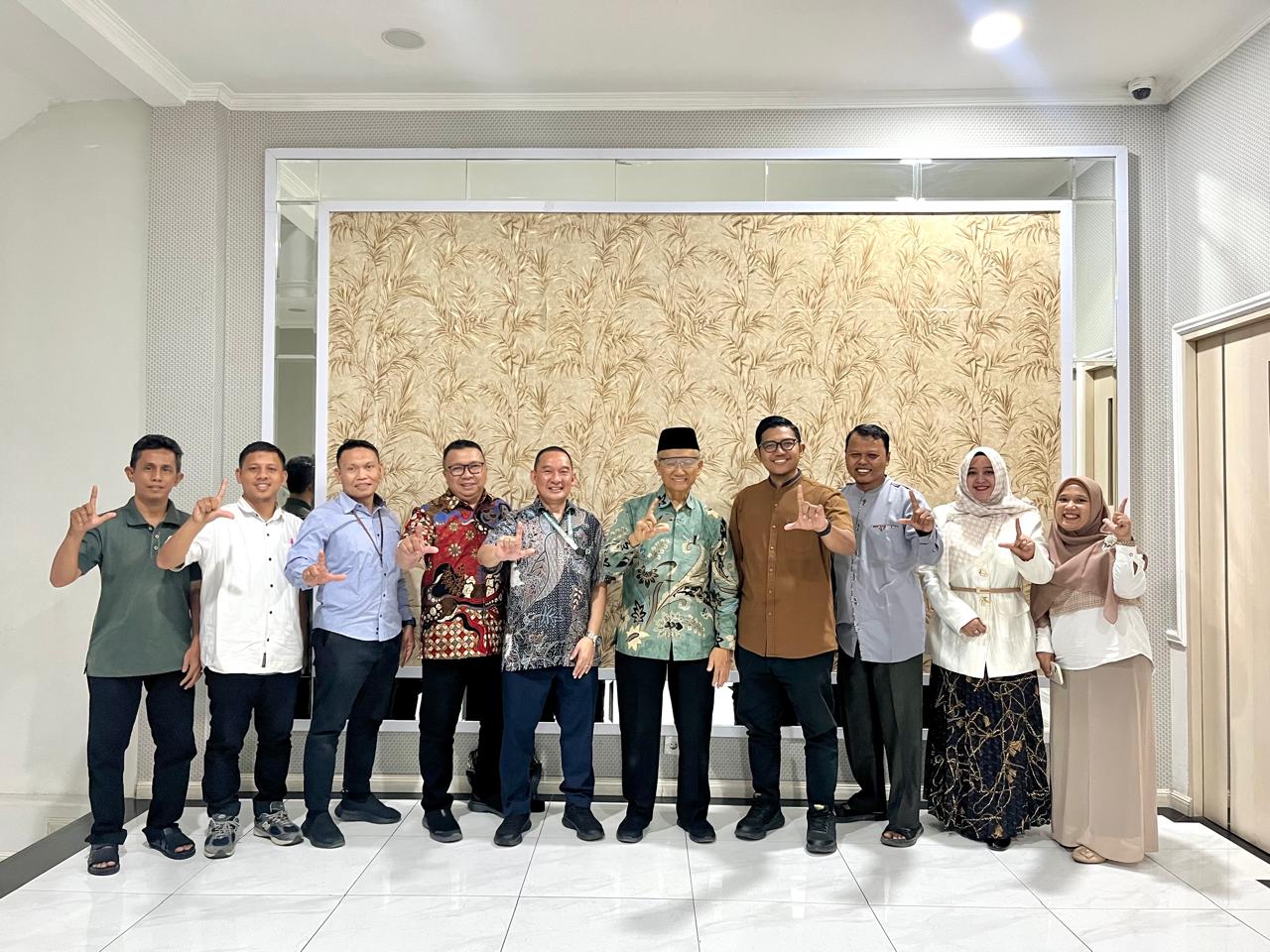 Menerimq Audensi Dari Pimpinan Bank Danamon Syariahbersama Dewan Pengurus Lazismu sumut