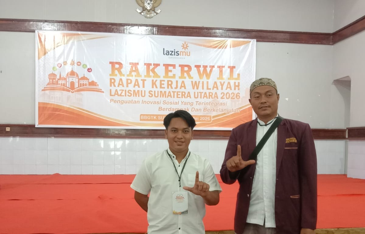 Dr. Fadlan dan Ahmad Sodikin Wakili Lazismu Madina dalam Rakerwil Sumatera Utara 2026