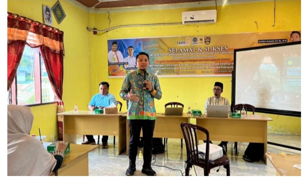 Perkuat Kelembagaan, Dosen FAI UMSU Gelar PKPM di Lazismu Langkat.